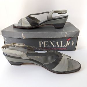 Penaljo Vintage Sandals Gray Size 10N